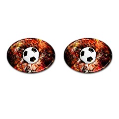 Football  Cufflinks (oval) by Valentinaart