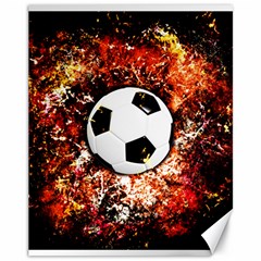 Football  Canvas 11  X 14   by Valentinaart