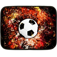 Football  Fleece Blanket (mini) by Valentinaart