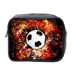 Football  Mini Toiletries Bag 2-side by Valentinaart