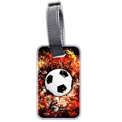 Football  Luggage Tags (two Sides) by Valentinaart