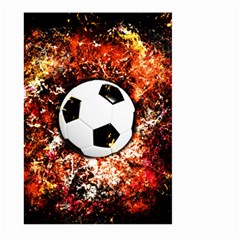 Football  Large Garden Flag (two Sides) by Valentinaart