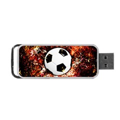 Football  Portable Usb Flash (two Sides) by Valentinaart