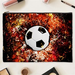 Football  Cosmetic Bag (xxxl)  by Valentinaart