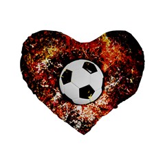 Football  Standard 16  Premium Heart Shape Cushions