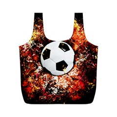 Football  Full Print Recycle Bags (m)  by Valentinaart