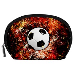 Football  Accessory Pouches (large)  by Valentinaart