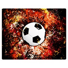 Football  Double Sided Flano Blanket (medium)  by Valentinaart