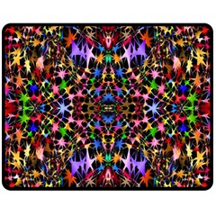 Colorful-16 Fleece Blanket (medium)  by ArtworkByPatrick