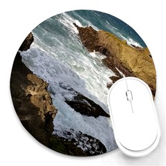 Jobo Beach Isabela Puerto Rico  Round Mousepads by StarvingArtisan