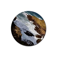 Jobo Beach Isabela Puerto Rico  Rubber Coaster (round)  by StarvingArtisan