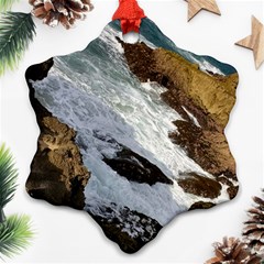 Jobo Beach Isabela Puerto Rico  Snowflake Ornament (two Sides) by StarvingArtisan