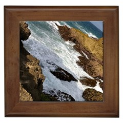 Jobo Beach Isabela Puerto Rico  Framed Tiles by StarvingArtisan