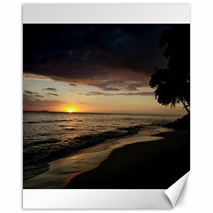 Rincon Puerto Rico Sunset Canvas 16  X 20   by StarvingArtisan