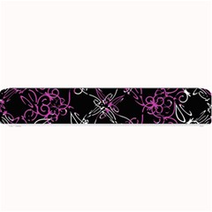 Dark Intersecting Lace Pattern Small Bar Mats by dflcprints