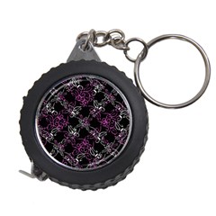 Dark Intersecting Lace Pattern Measuring Tape