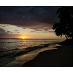 Sunset Rincon Puerto RIco  Deluxe Canvas 14  x 11  14  x 11  x 1.5  Stretched Canvas