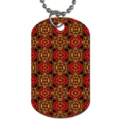 Colorful Ornate Pattern Design Dog Tag (two Sides) by dflcprints