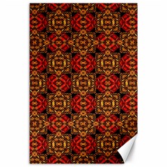 Colorful Ornate Pattern Design Canvas 24  X 36  by dflcprints