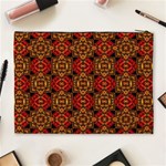 Colorful Ornate Pattern Design Cosmetic Bag (XL) Back