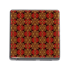 Colorful Ornate Pattern Design Memory Card Reader (square) by dflcprints