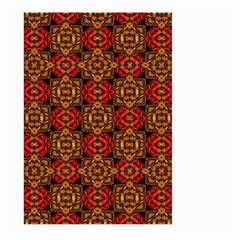 Colorful Ornate Pattern Design Large Garden Flag (two Sides) by dflcprints