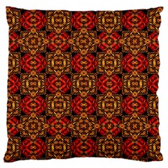 Colorful Ornate Pattern Design Large Cushion Case (two Sides) by dflcprints