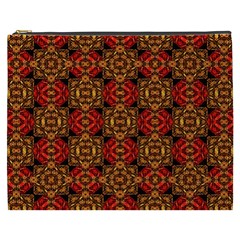 Colorful Ornate Pattern Design Cosmetic Bag (xxxl)  by dflcprints