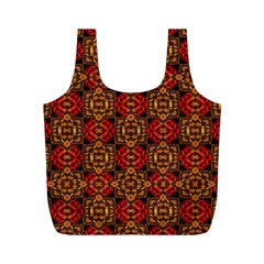 Colorful Ornate Pattern Design Full Print Recycle Bags (m)  by dflcprints