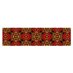 Colorful Ornate Pattern Design Satin Scarf (oblong) by dflcprints