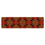 Colorful Ornate Pattern Design Satin Scarf (Oblong) Front