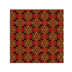 Colorful Ornate Pattern Design Small Satin Scarf (square) by dflcprints