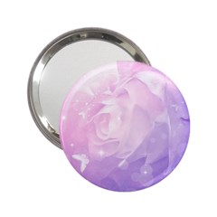 Beautiful Rose, Soft Violet Colors 2 25  Handbag Mirrors by FantasyWorld7