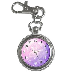 Beautiful Rose, Soft Violet Colors Key Chain Watches by FantasyWorld7