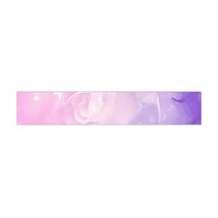 Beautiful Rose, Soft Violet Colors Flano Scarf (mini) by FantasyWorld7