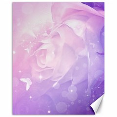 Beautiful Rose, Soft Violet Colors Canvas 16  X 20   by FantasyWorld7