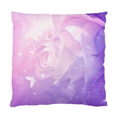 Beautiful Rose, Soft Violet Colors Standard Cushion Case (one Side) by FantasyWorld7