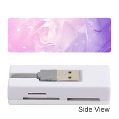 Beautiful Rose, Soft Violet Colors Memory Card Reader (stick)  by FantasyWorld7