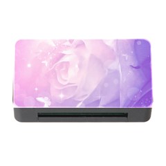 Beautiful Rose, Soft Violet Colors Memory Card Reader With Cf by FantasyWorld7