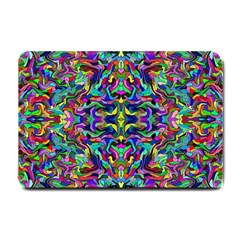 Colorful-17 Small Doormat  by ArtworkByPatrick