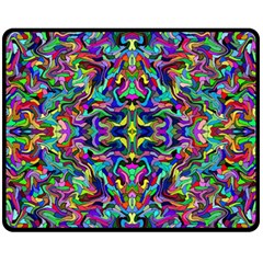 Colorful-17 Fleece Blanket (medium)  by ArtworkByPatrick