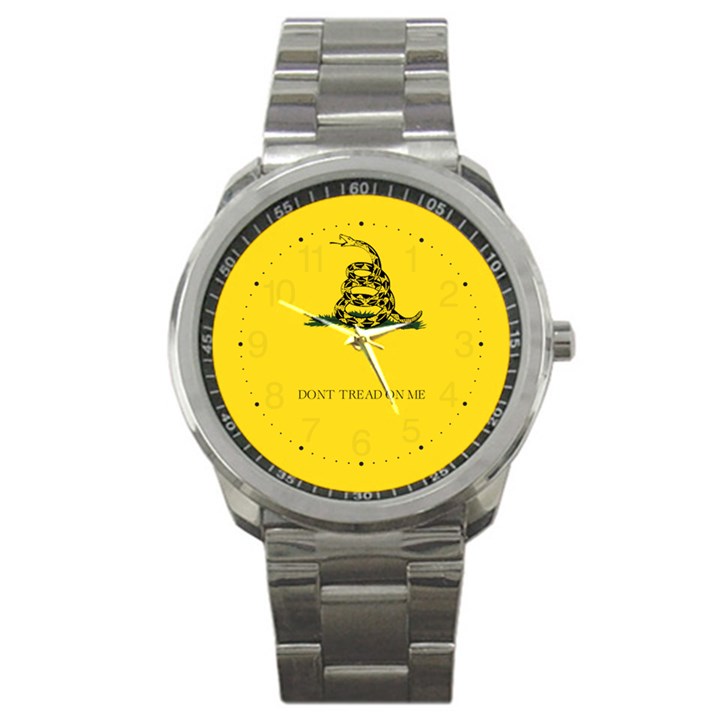 Gadsden Flag Don t tread on me Sport Metal Watch