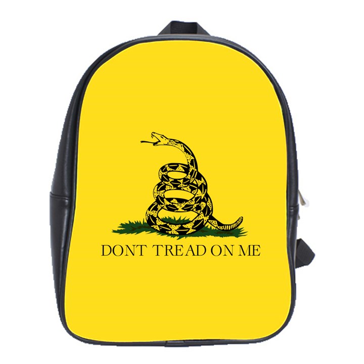 Gadsden Flag Don t tread on me School Bag (Large)