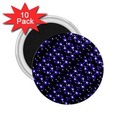 Dark Galaxy Stripes Pattern 2 25  Magnets (10 Pack)  by dflcprints