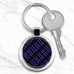 Dark Galaxy Stripes Pattern Key Chains (round)  by dflcprints