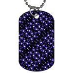 Dark Galaxy Stripes Pattern Dog Tag (One Side) Front