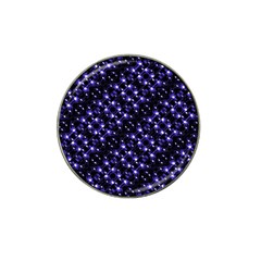 Dark Galaxy Stripes Pattern Hat Clip Ball Marker by dflcprints