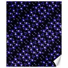 Dark Galaxy Stripes Pattern Canvas 8  X 10  by dflcprints