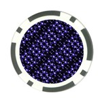 Dark Galaxy Stripes Pattern Poker Chip Card Guard (10 pack) Front