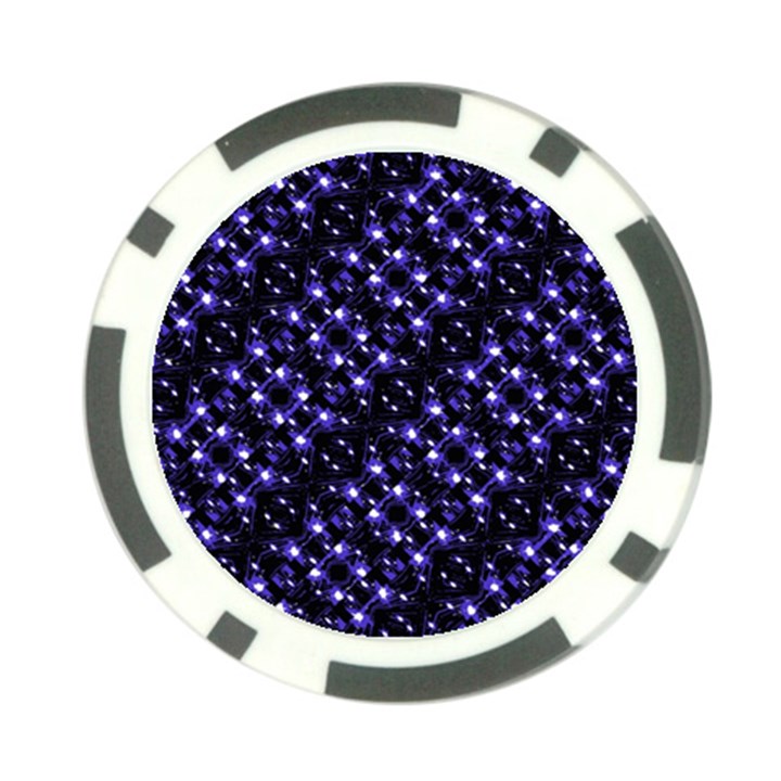 Dark Galaxy Stripes Pattern Poker Chip Card Guard (10 pack)